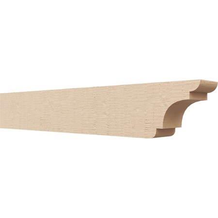 Ekena Millwork 4in. W x 6in. H x 36in. L New Brighton Woodgrain TimberThane Rafter Tail, Primed Tan RFTUR04X06X36NEBRCPR